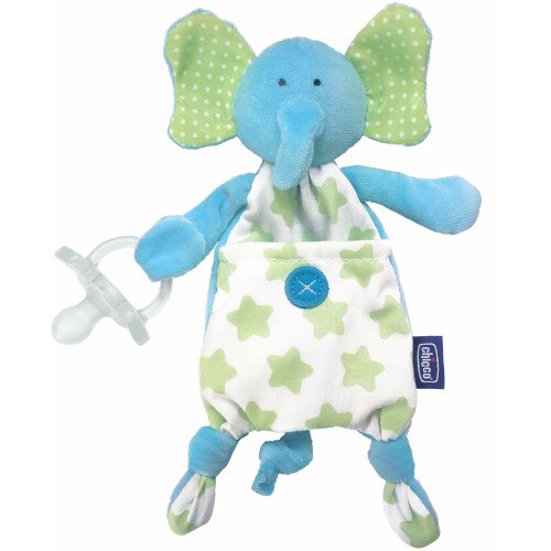 Suport Chicco Suzeta 3 in 1 Pocket Friend Elefant