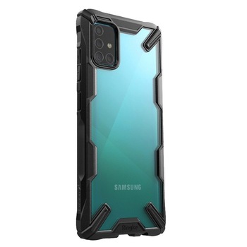 Husa Antisoc Ringke Fusion X pentru Samsung Galaxy A51, Negru