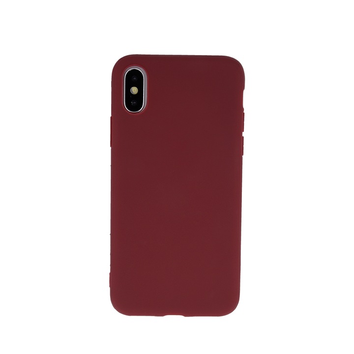 Калъф за Realme 8 5G, силиконова защита, бъмпер, бордо, TLF-BBL5240