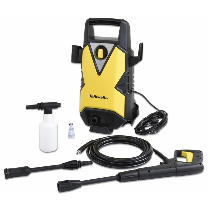 Riwall REPW 100 SET Magasnyomású mosó, 1400W, 100 bar, tartozékokkal