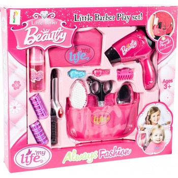 Set de frizer cu geanta, Malplay 107128 Set de frizer cu geanta, Malplay 107128