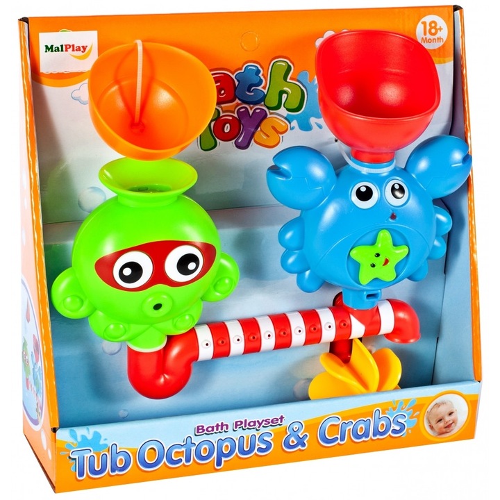 Zabawka do kąpieli Ośmiorniczka i Krab