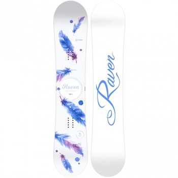 Placa Snowboard Raven Mia Alb 139 cm Placa Snowboard Raven Mia Alb 139 cm