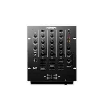 Mixer analog 3 canale, Numark M4 Black, Egalizator, negru, Jack 6.3 mm Mixer analog 3 canale, Numark M4 Black, Egalizator, negru, Jack 6.3 mm