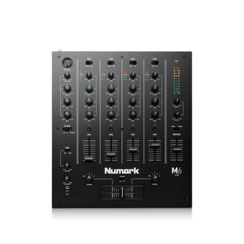 Mixer analog 4 canale, Numark M6 USB Black, Egalizator, negru, placa de sunet Mixer analog 4 canale, Numark M6 USB Black, Egalizator, negru, placa de sunet