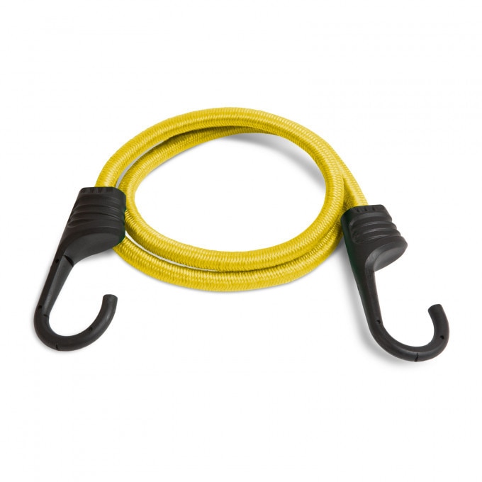 Set 2 bucati cordeline de fixare profesionale, 120 cm x 8 mm , galben