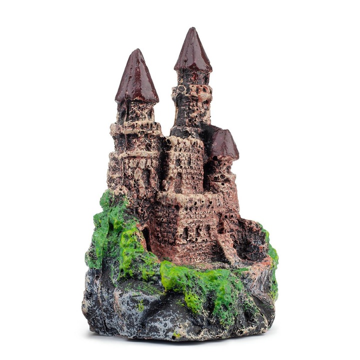 Happet Akvárumi Dekoráció, 13 cm, Kastély Forma, 1664