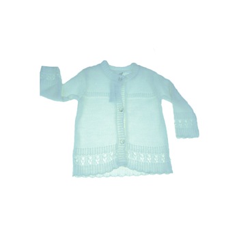Cardigan maneca lunga pentru fete NN CFN10, Alb, 74 cm Cardigan maneca lunga pentru fete NN CFN10, Alb, 74 cm