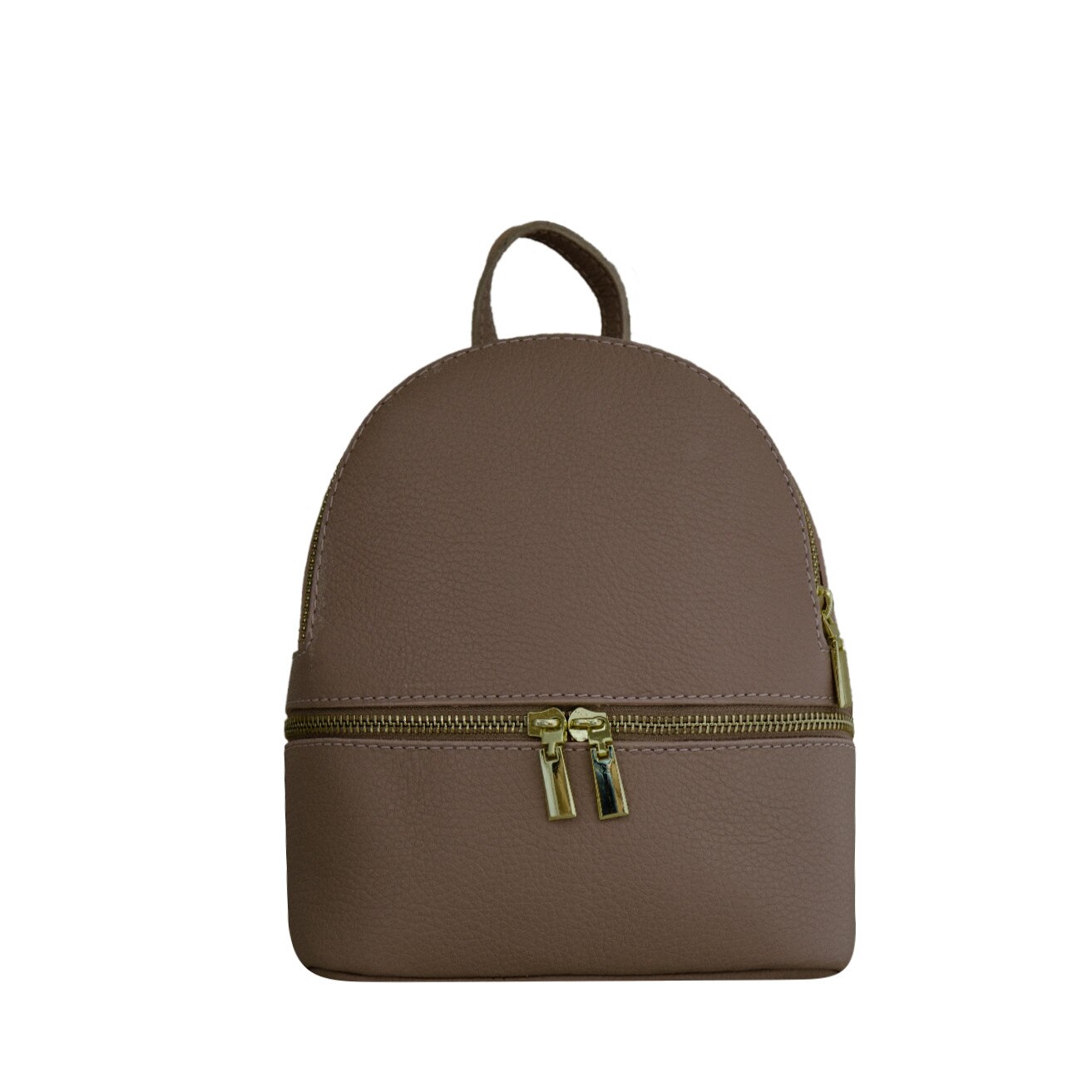 Rucsac de dama din piele naturala Eva Bags, Anda roz pudra