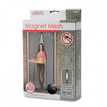 Perdea anti tantari pentru usi, inchidere magnetica, 100 x 210 cm, Model floral254529 Perdea anti tantari pentru usi, inchidere magnetica, 100 x 210 cm, Model floral254529