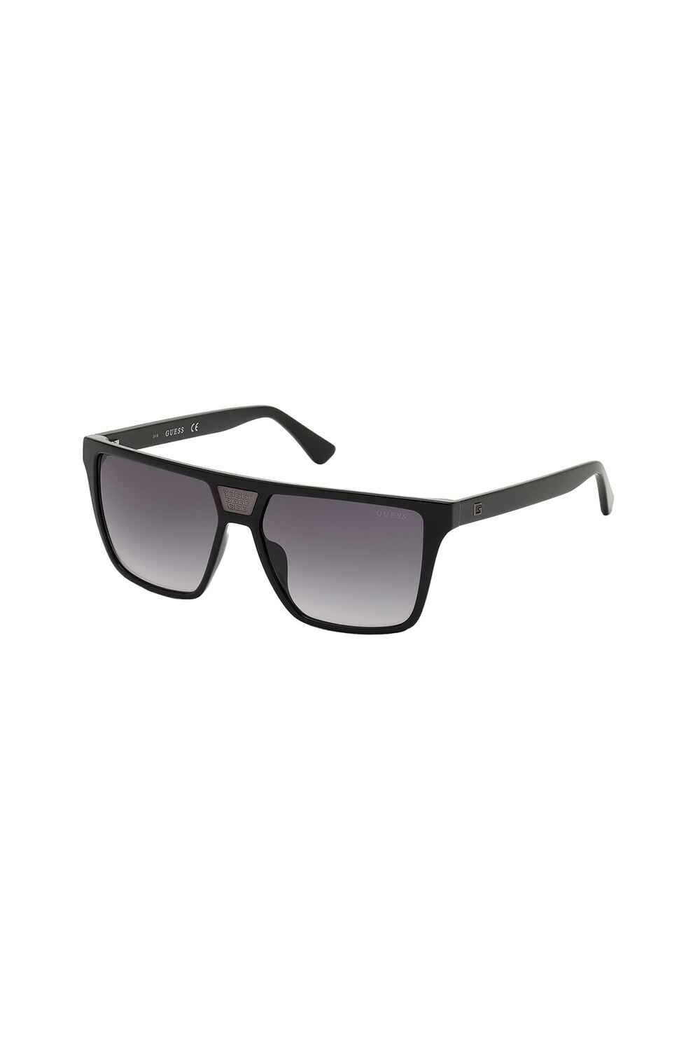 Guess, Ochelari de soare patrati cu lentile in degrade, Negru, 56-14-145 Standard