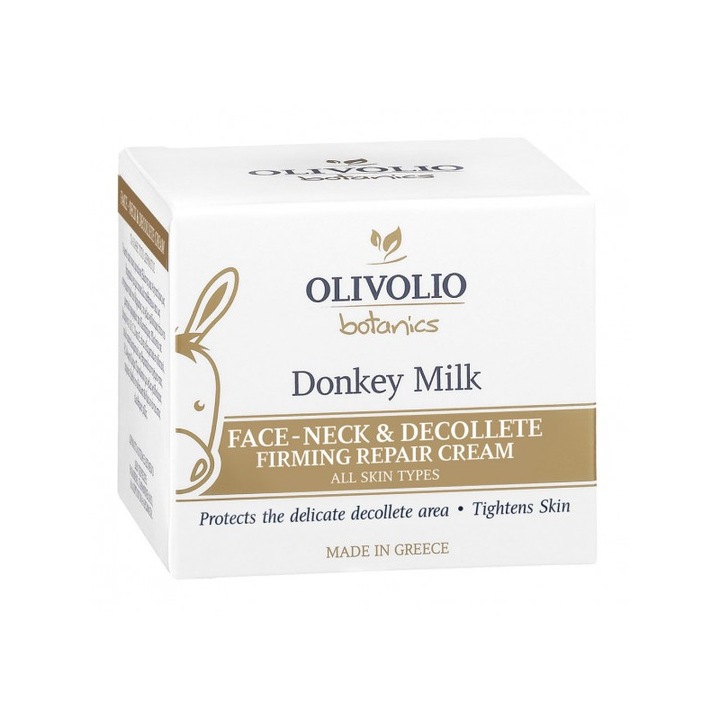 Crema pentru fata, gat si decolteu cu lapte de magarita 50 ml