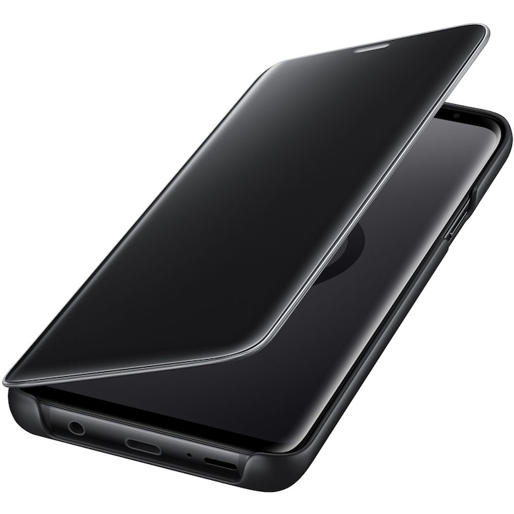 Bibilel BBL1301 Samsung Galaxy S10+ kiváló minőségű flip védőtok, clear view, fekete