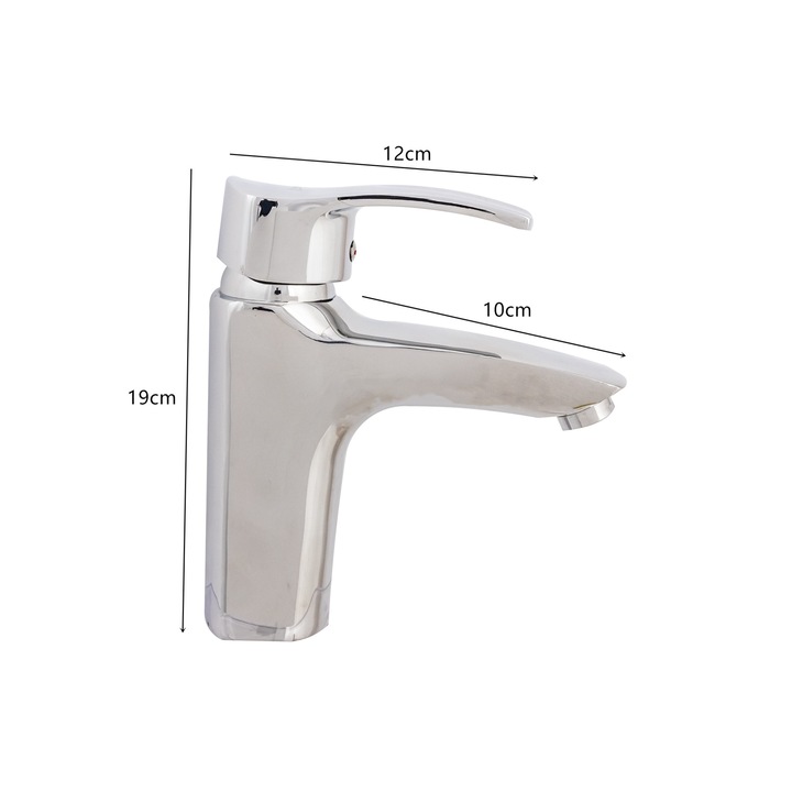 TRENDY S Mosdócsaptelep fényes, króm