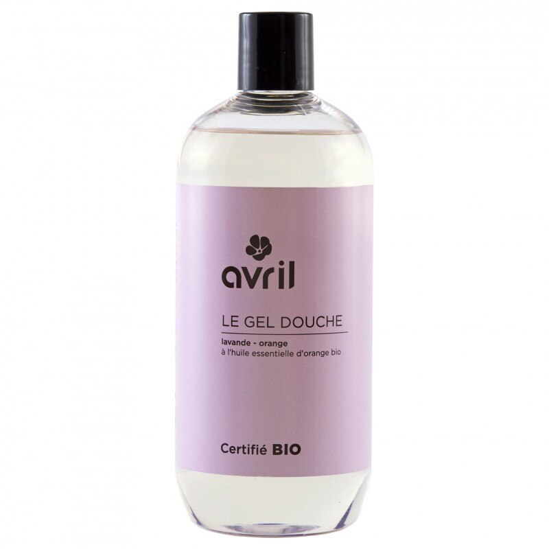 Gel de dus bio cu lavanda si portocale 500ml Avril