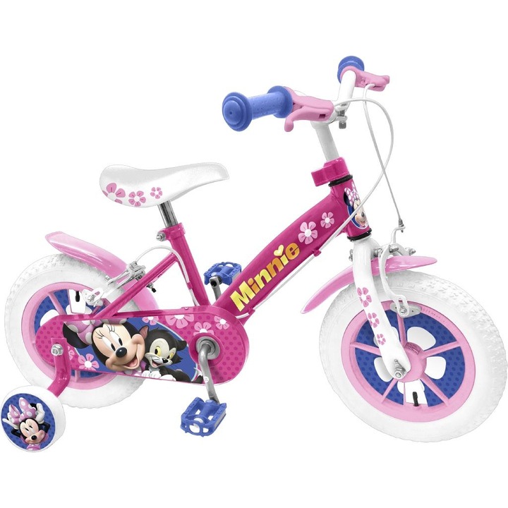 Bicicleta 14 pentru fete Stamp Minnie, multicolor