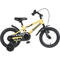 Bicicleta 14 inch pentru copii Scirocco Racing, galben