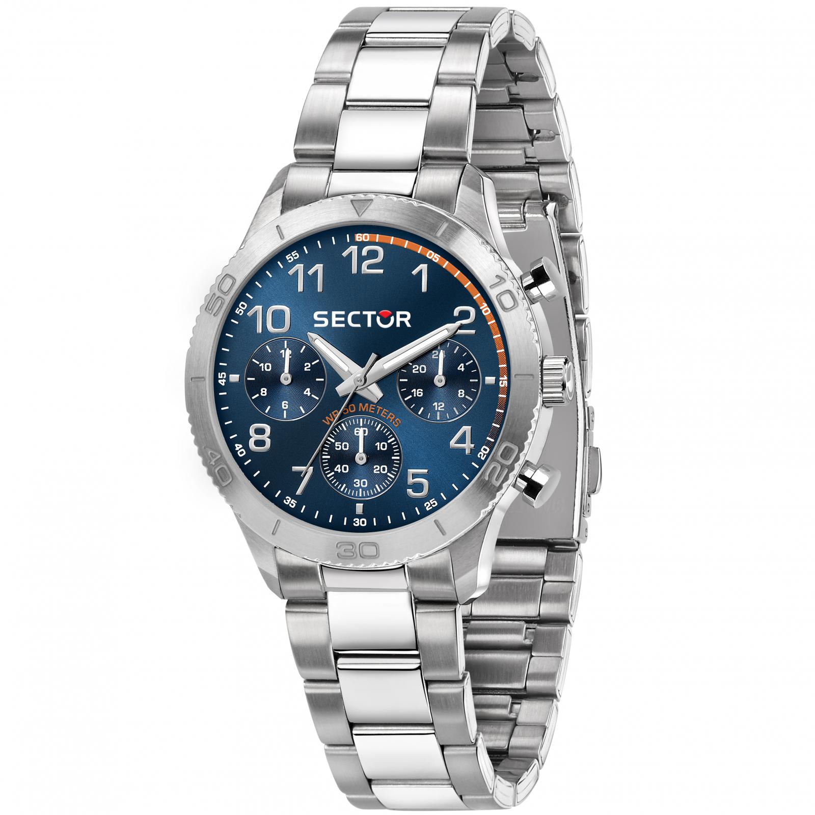 Ceas barbatesc Sector R3253578018 Quartz Argintiu