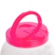Pachet Dozator bauturi cu robinet, cu set pahare plastic, 3,8L, roz-fresh lemon