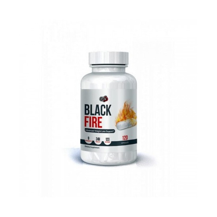 Хранителни добавки Pure Nutrition USA, Black Fire 120 Капсули