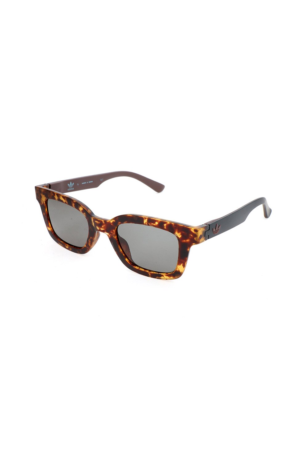 adidas ORIGINALS, Ochelari de soare unisex cu rama tortoise, Maro inchis/Oranj, 48-22-145 Standard