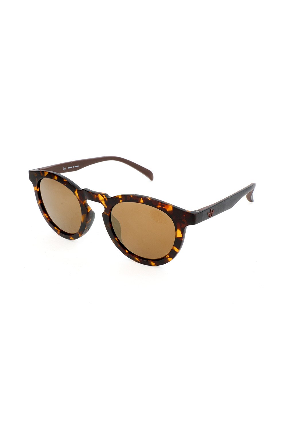 adidas ORIGINALS, Ochelari de soare pantos unisex cu model tortoise, Maro inchis/Oranj, 47-23-140 Standard