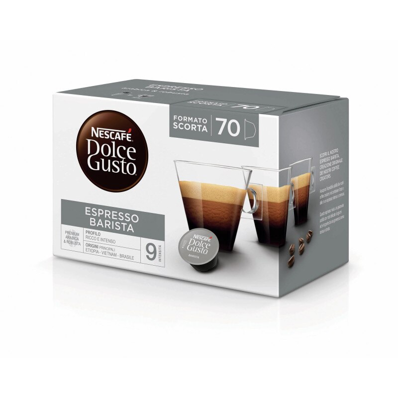 Capsule Cafea Nescafe Dolce Gusto Espresso Barista, Dolce Gusto Compatibile, 70 Capsule