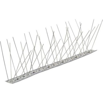 Banda cu 80 tepi din inox, anti pasari, porumbei, vrabii, pentru pervazuri si acoperisuri Banda cu 80 tepi din inox, anti pasari, porumbei, vrabii, pentru pervazuri si acoperisuri