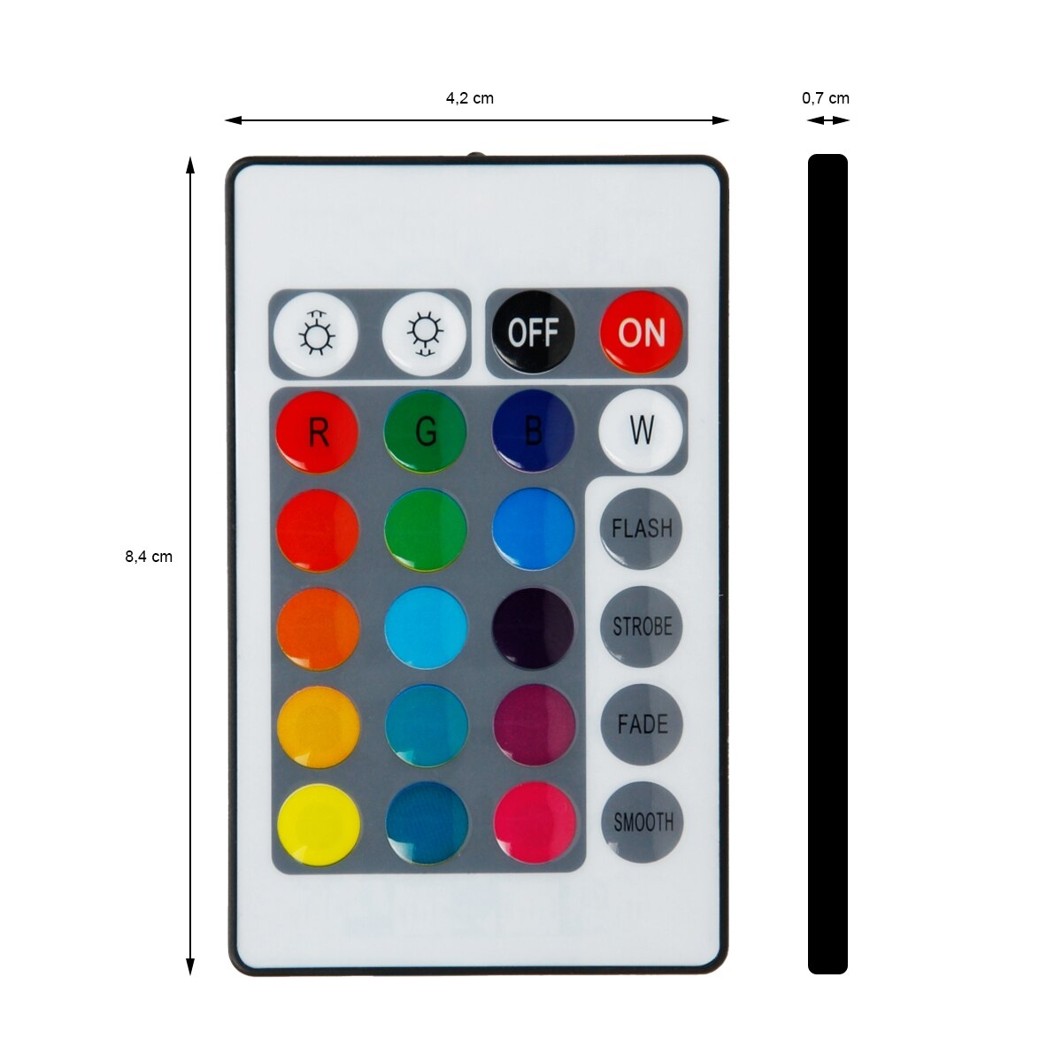 Kit 2 benzi LED RGB lumina multicolora 10 m cu telecomanda 24 taste si 2A, Germany, 5 + 5 m, 4 W/m, 60 LED-uri/m, SMD 3528, pentru interior, IP20 - eMAG.ro