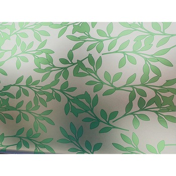 Folie geam autoadeziva Palmer, Folina, model crengi verzi, rola de 100x100 cm Folie geam autoadeziva Palmer, Folina, model crengi verzi, rola de 100x100 cm