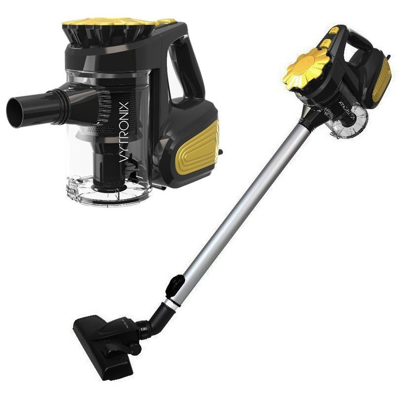 Aspirator vertical VYTRONIX CHH01, 3in1 , 0.8 l, 600 wati, filtru hepa, Tehnologie PowerCyclone, Gold