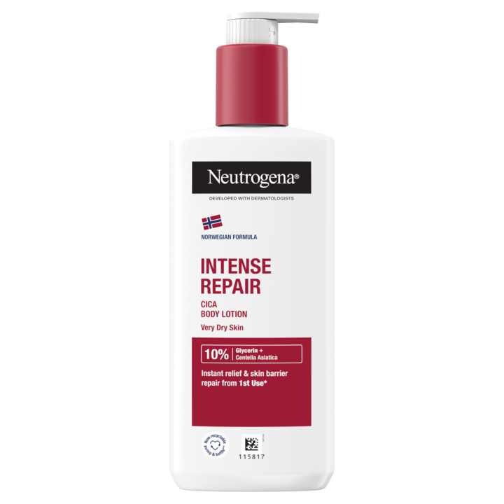 Лосион за тяло Neutrogena Reparation Intense, За много суха кожа, 250 мл