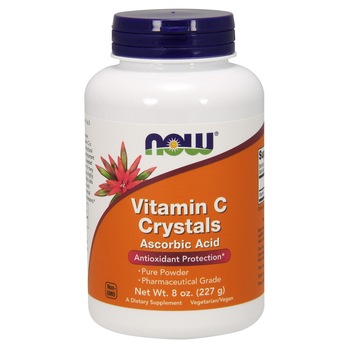 Vitamin C Crystals (Ascorbic Acid) NOW Foods 227g Antioxidant Protection and Immunity Support, Vegan Vitamin C Crystals (Ascorbic Acid) NOW Foods 227g Antioxidant Protection and Immunity Support, Vegan
