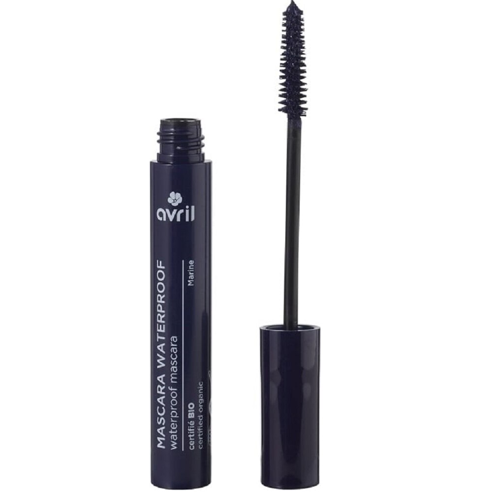 Rimel bio rezistent la apa Albastru Marin 9ml Avril