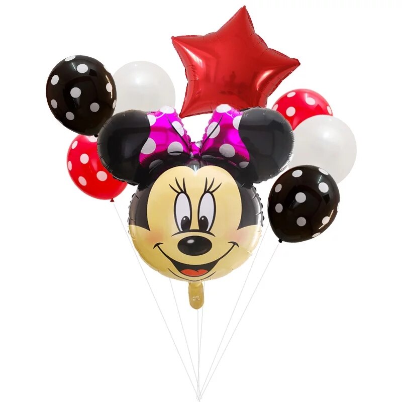 Set de 8 baloane cu Minnie