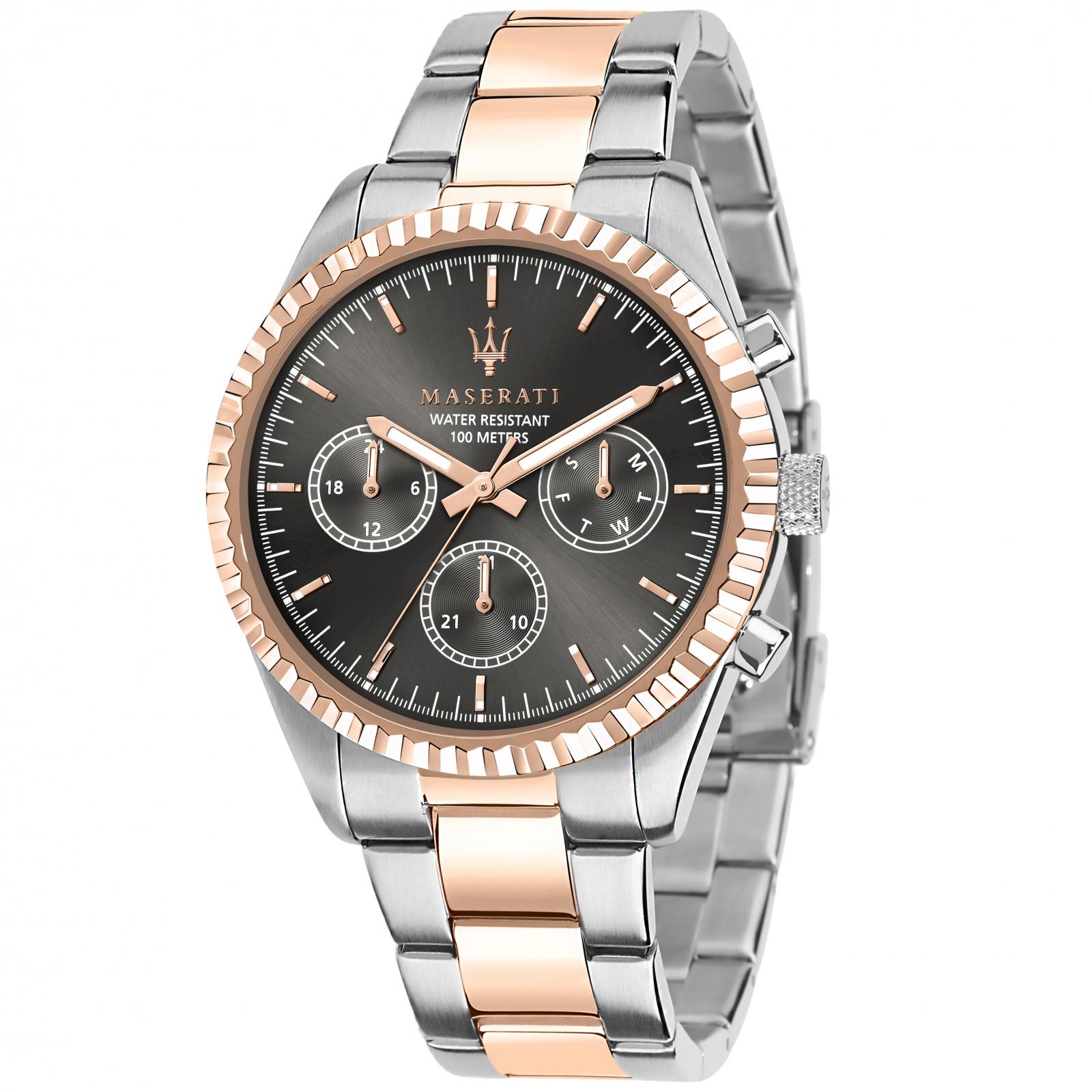 Ceas barbatesc Maserati R8853100020 Quartz Argintiu, Rose gold