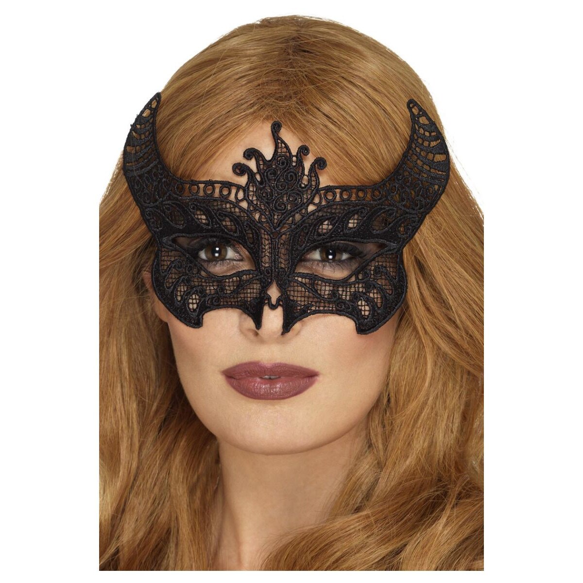 Masca brodata diavolita neagra, Smiffy, marime unica