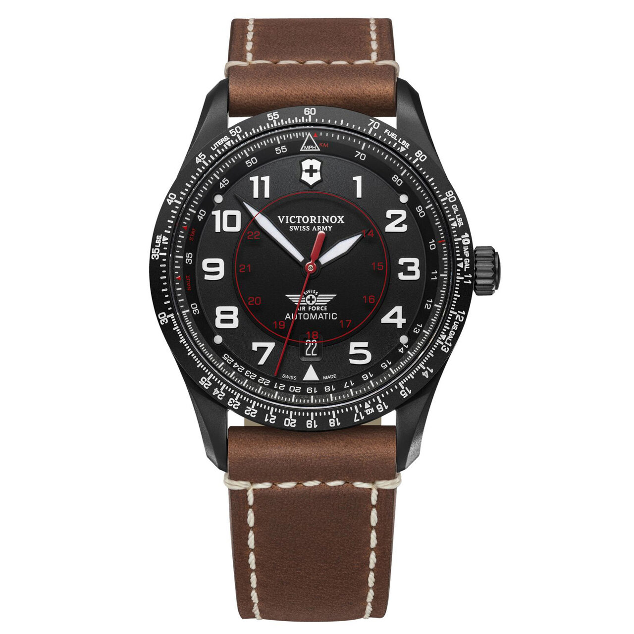 Ceas barbatesc Victorinox 241886 Airboss, 40mm, 10ATM, Negru