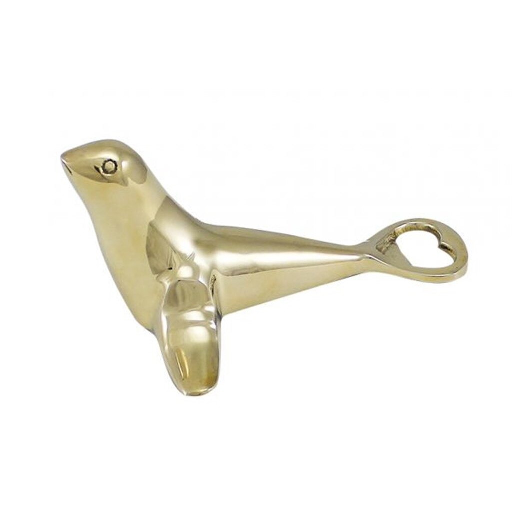 Deschizator sticle, model foca, alama masiva, L14.5 cm