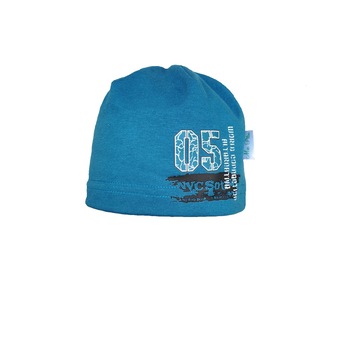 Fes Mic Pitic C140 din tricot cu imprimeu cu cifre, Verde marin Fes Mic Pitic C140 din tricot cu imprimeu cu cifre, Verde marin