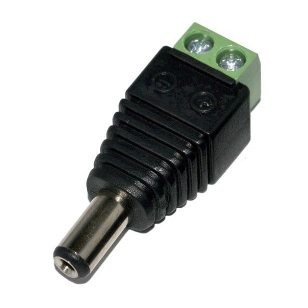 Mufa alimentare tata DC 2.1x5.5 bloc terminal cu surub pentru CCTV