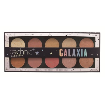Paleta fard de obraz, Technic, Galaxia, iluminator, 50 g Paleta fard de obraz, Technic, Galaxia, iluminator, 50 g