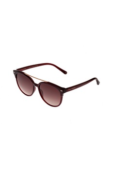 Ted Baker, Ochelari de soare pantos cu detaliu logo, Rosu Bordeaux, 54-16-140 Standard Ted Baker, Ochelari de soare pantos cu detaliu logo, Rosu Bordeaux, 54-16-140 Standard