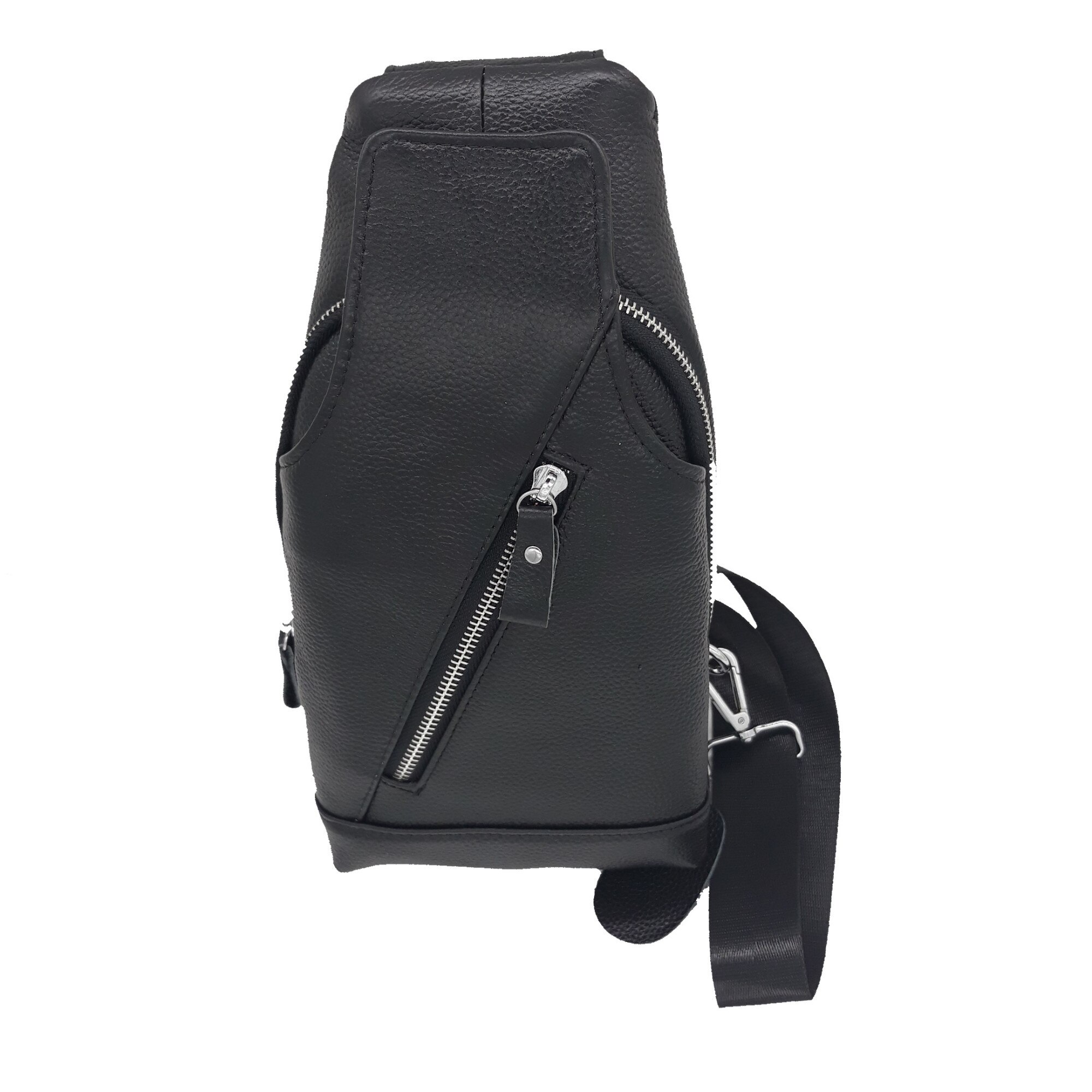 Geanta barbati, negru, din piele naturala, dimensiune 32*17*10 cm
