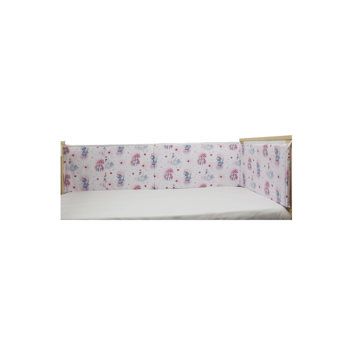 Aparatoare laterala patut, Unicornul roz, 180 x 30 cm