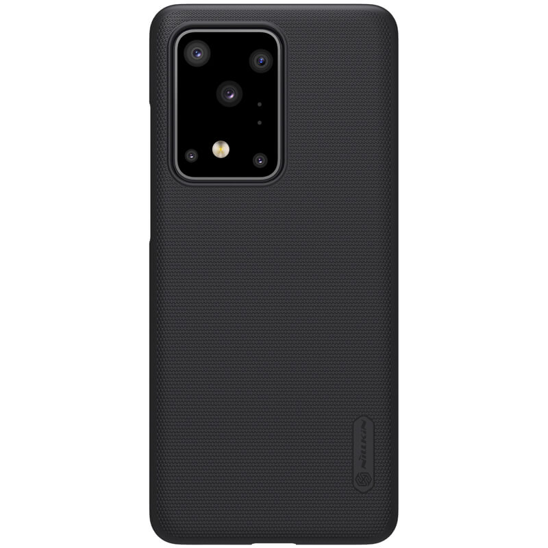 Husa protectie spate din plastic texturat, pentru Samsung Galaxy S20 Ultra- Nillkin Frosted Shield-Black