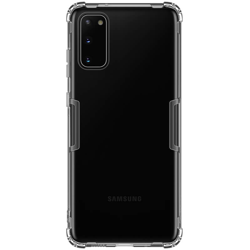 Husa din silicon Nillkin pentru Samsung Galaxy S20, negru transparent