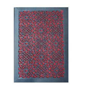 Stergator (covoras) intrare Gemitex dreptunghiular din cauciuc antiderapant negru cu polipropilena rosu 40x60cm Stergator (covoras) intrare Gemitex dreptunghiular din cauciuc antiderapant negru cu polipropilena rosu 40x60cm