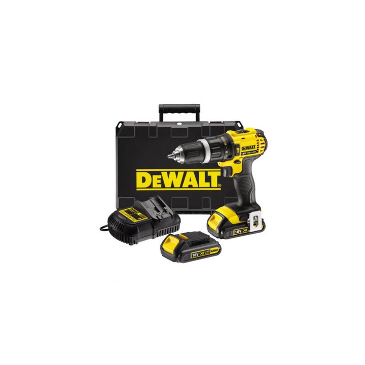 DeWalt DCD785C2-QW 18V XR Li-Ion ütvefúró-csavarozó pótakkuval kofferben