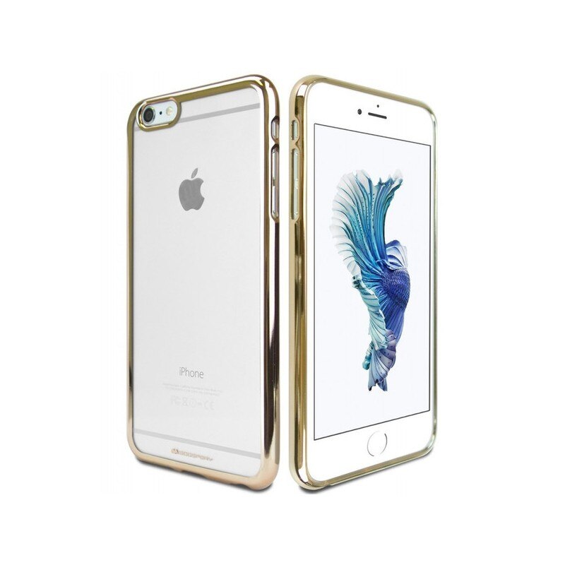 Husa Spate Goospery Ring 2 iPhone 6 Plus 6s Plus Transparent Gold